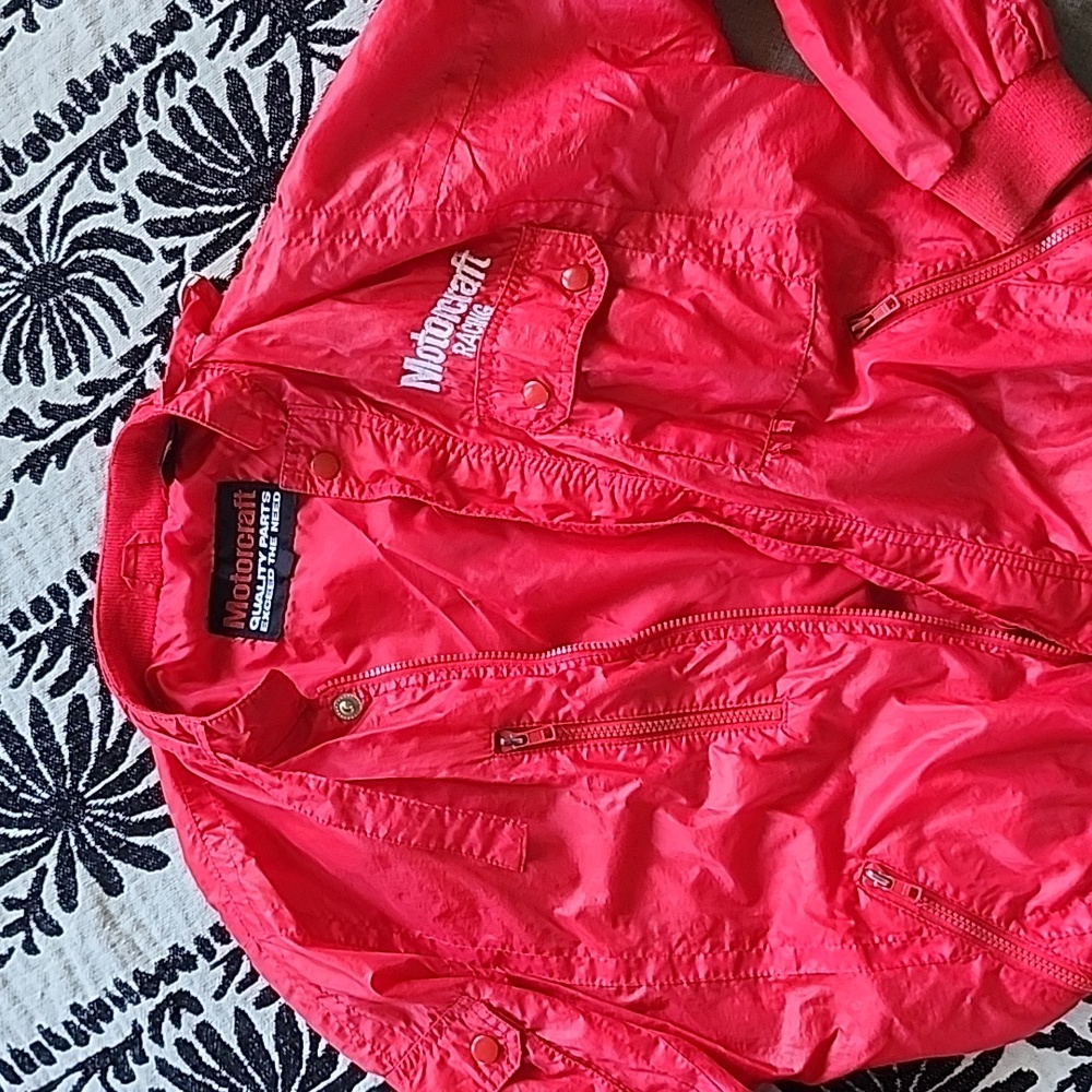 Motorcraft racing windbreaker jacket, size small.  1 of a kind!